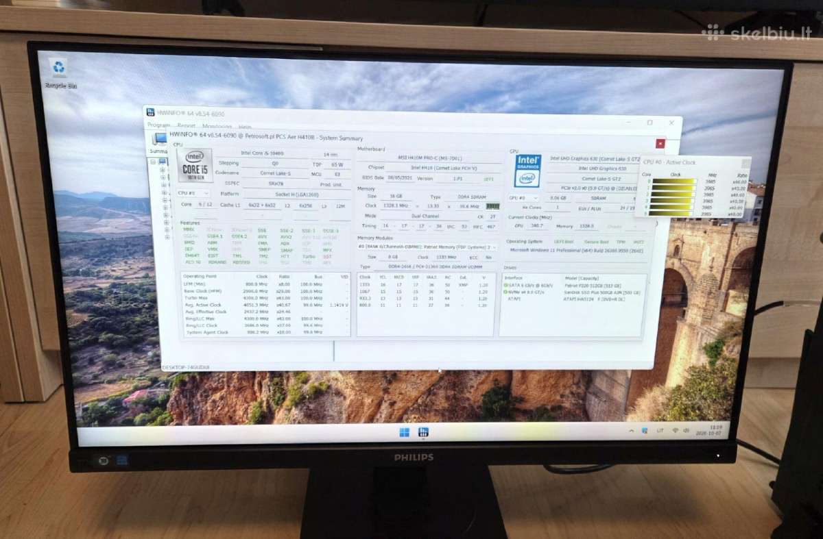 27" Philips monitorius - nuotraukos Nr. 2
