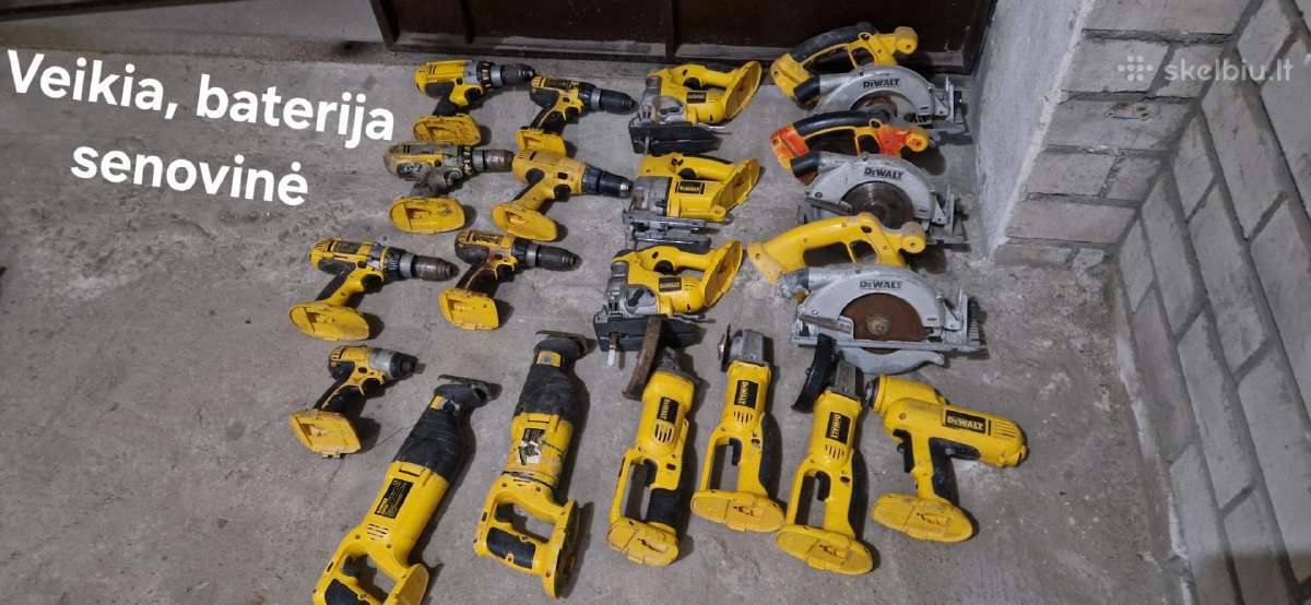 Dewalt įrankiai su defektais. - nuotraukos Nr. 3