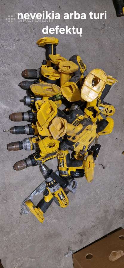 Dewalt įrankiai su defektais. - nuotraukos Nr. 4