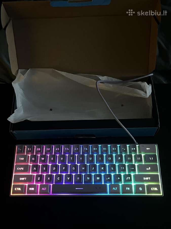 Magegee 60% Rgb Žaidimų Klaviatūra – Kompaktiška - nuotraukos Nr. 5