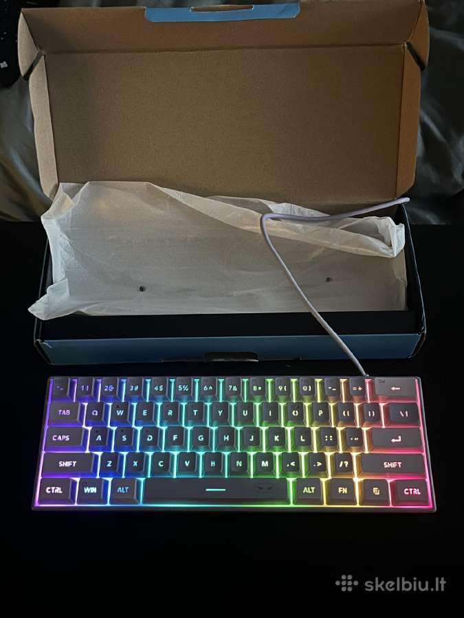 Magegee 60% Rgb Žaidimų Klaviatūra – Kompaktiška - nuotraukos Nr. 6