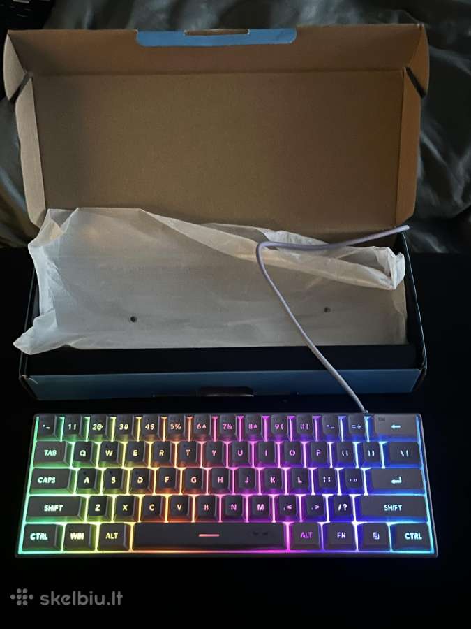 Magegee 60% Rgb Žaidimų Klaviatūra – Kompaktiška - nuotraukos Nr. 7