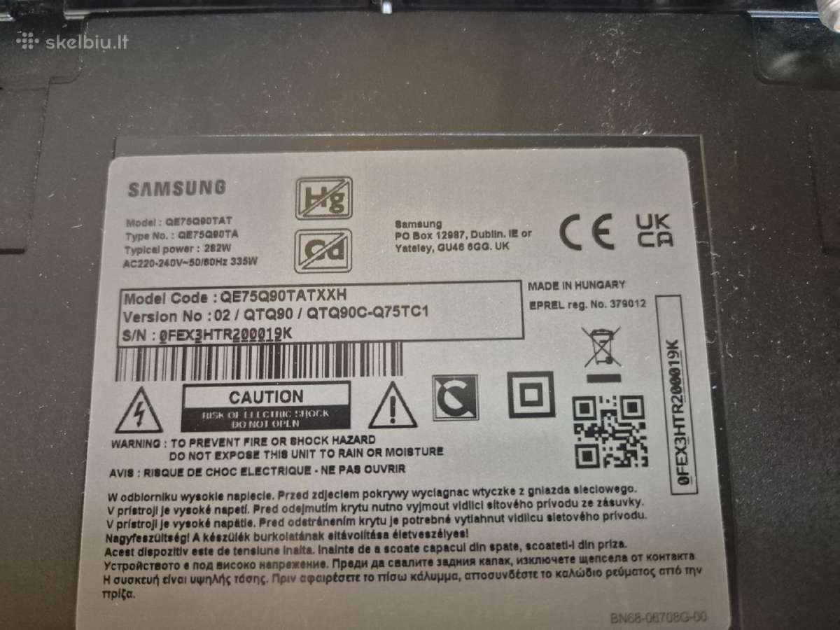 Samsung Namų Kinoteatras – 75" Qled + 7.1.2 - nuotraukos Nr. 3
