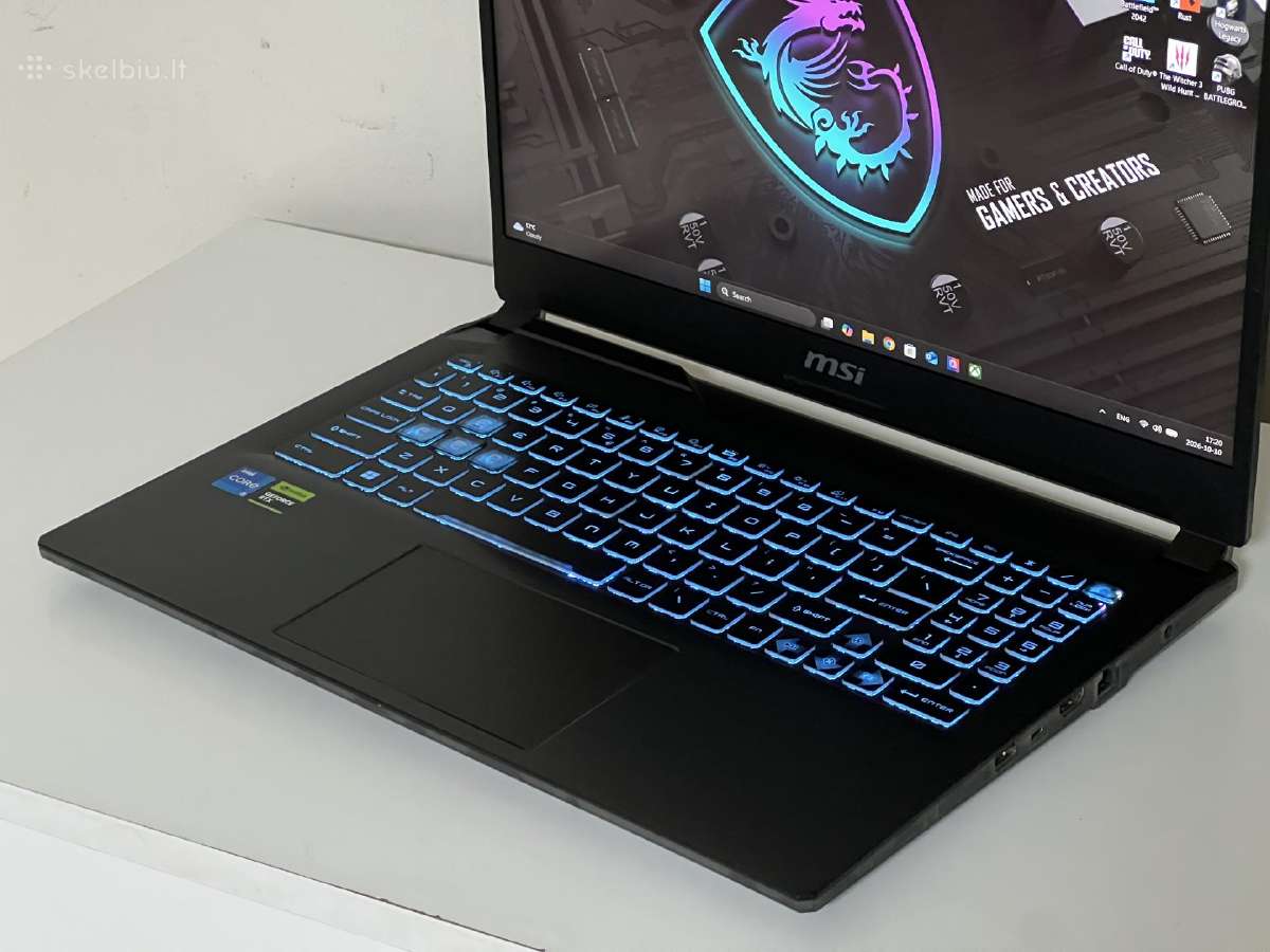 Parduodamas Msi Cyborg su Rtx 4050, I5-12k, 144hz. - nuotraukos Nr. 4