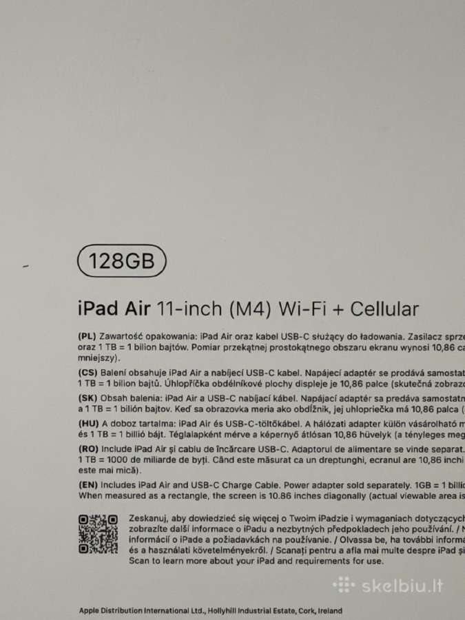 Apple iPad Air 11 M4 WiFi Cellular Magic Keyboard - nuotraukos Nr. 3