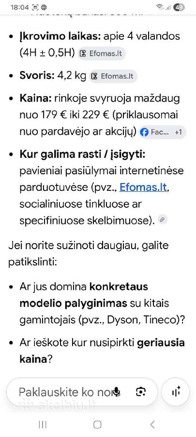 Gokorobo dulkiu siurblys - nuotraukos Nr. 6