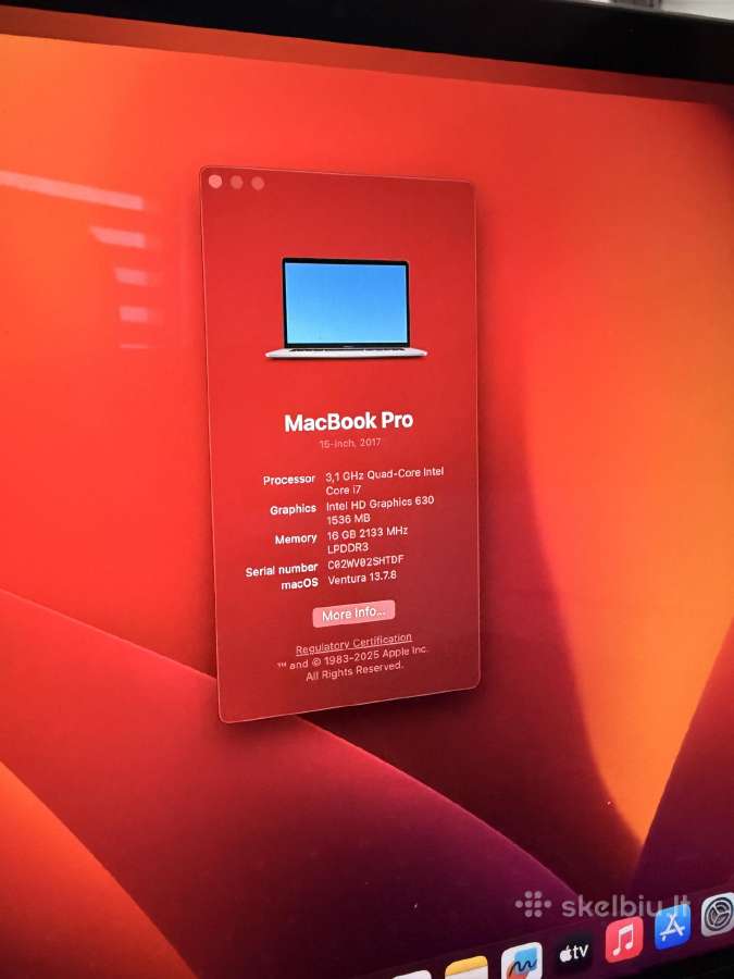 Apple MacBook Pro 15 - nuotraukos Nr. 2