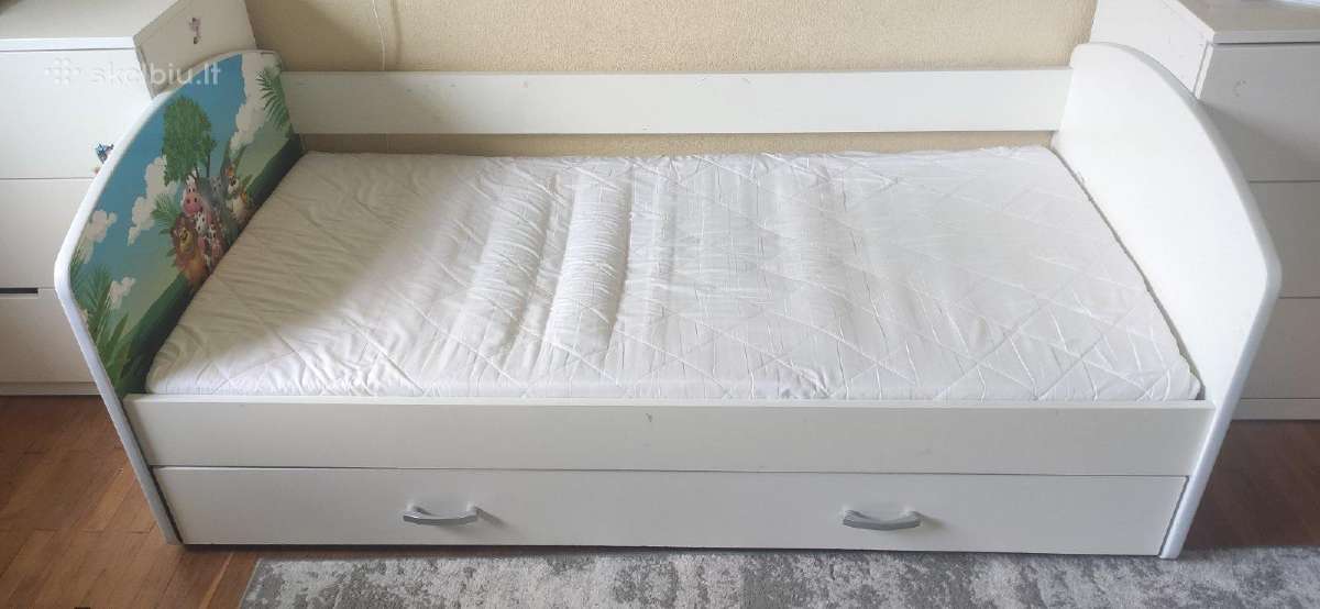 Vaikiška lova 160x80 cm. - nuotraukos Nr. 2