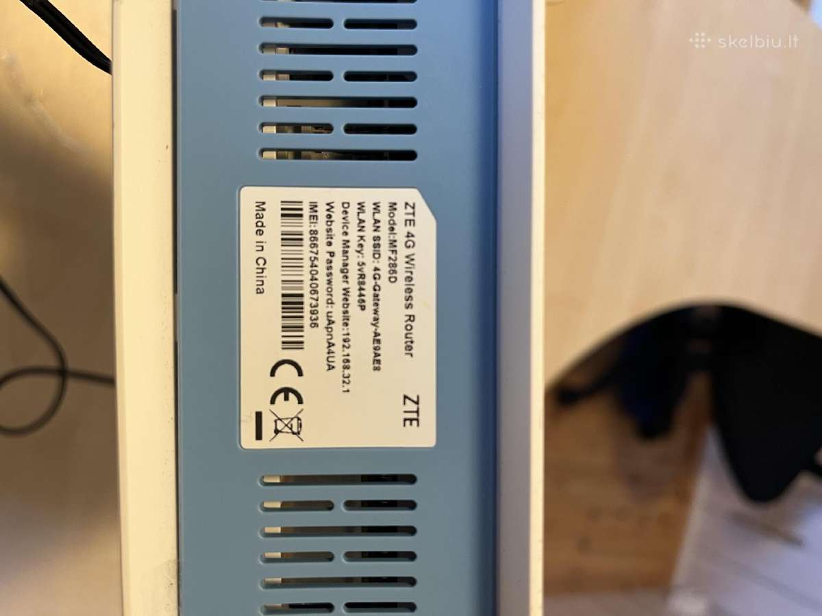 Maršrutizxatorius Zte 4G - nuotraukos Nr. 2