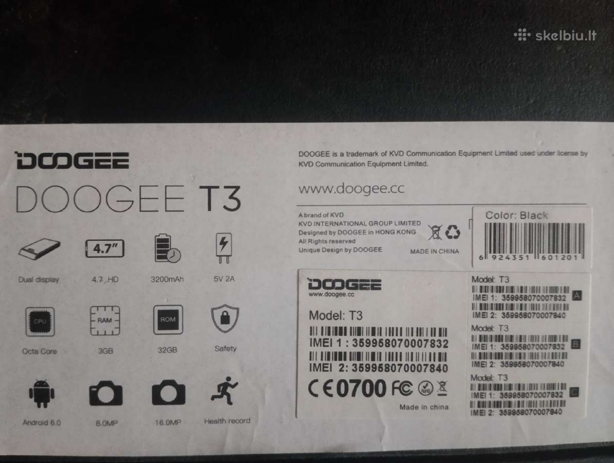 Doogee T3 - nuotraukos Nr. 5