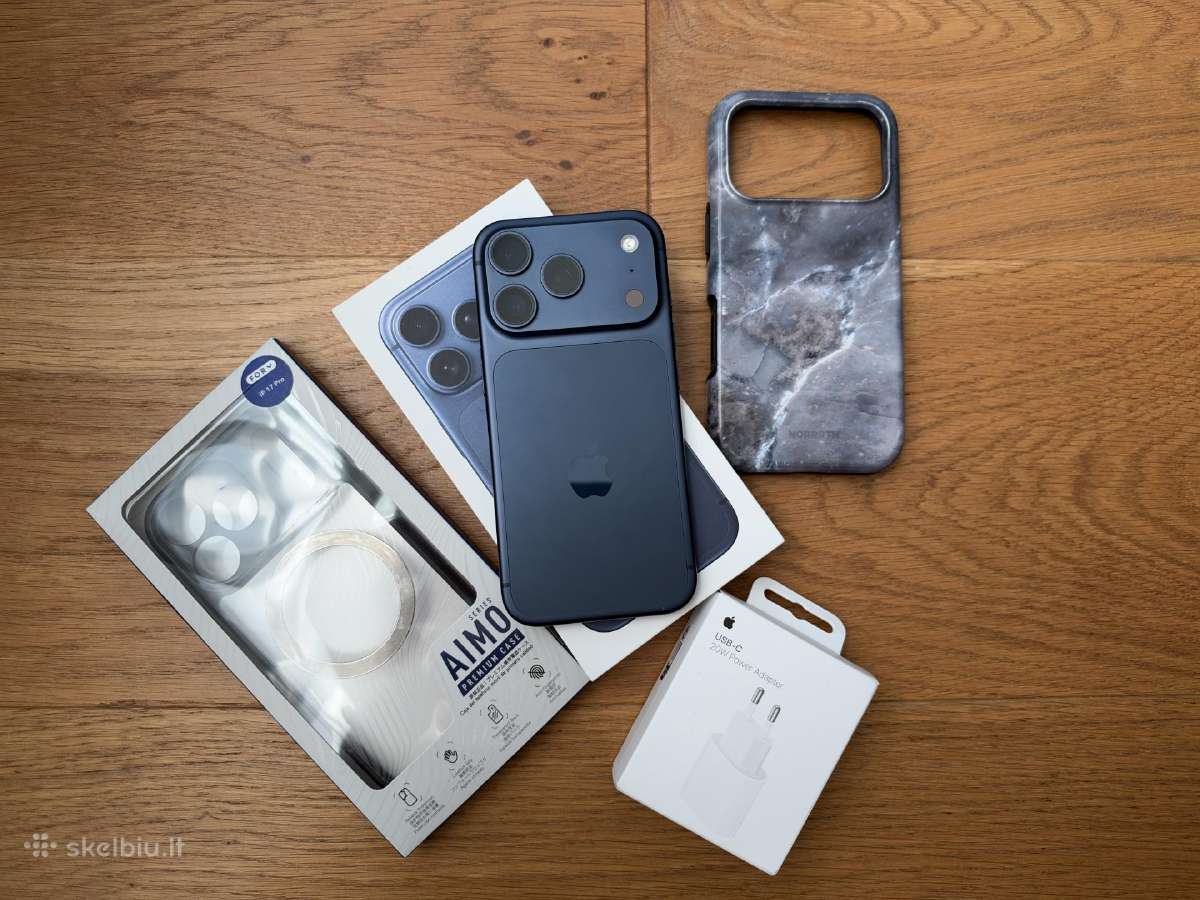 iPhone 17 Pro Deep Blue 256 GB (būklė 10/10) - nuotraukos Nr. 2