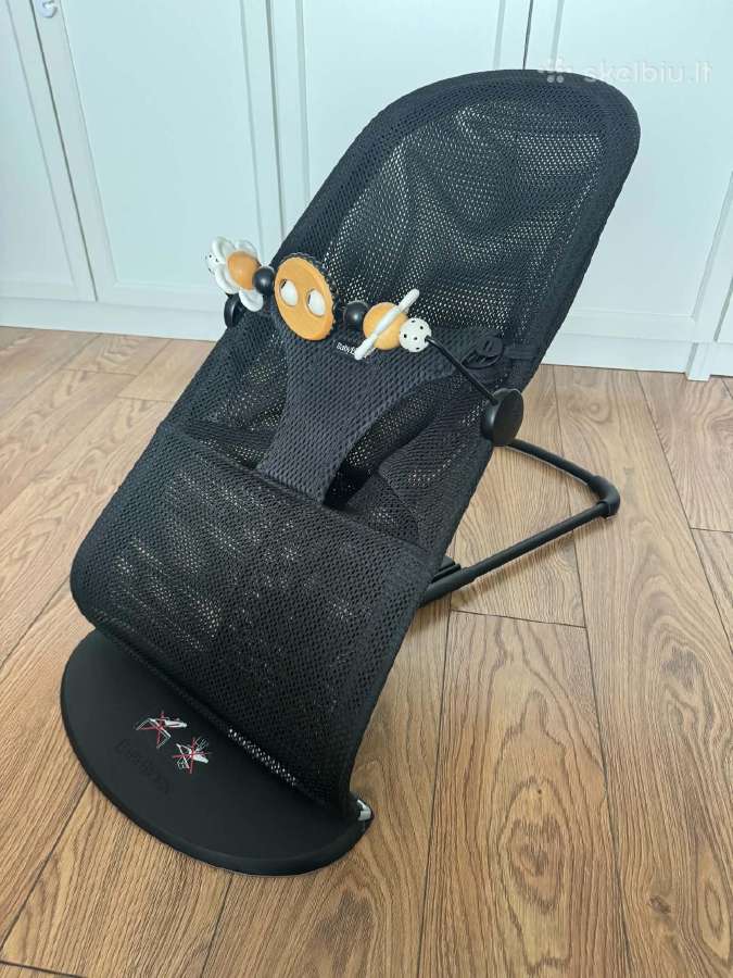 Labai mazai naudota juoda mesh Babybjorn gultukas - nuotraukos Nr. 7