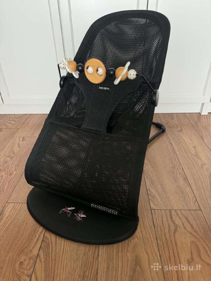 Labai mazai naudota juoda mesh Babybjorn gultukas - nuotraukos Nr. 8