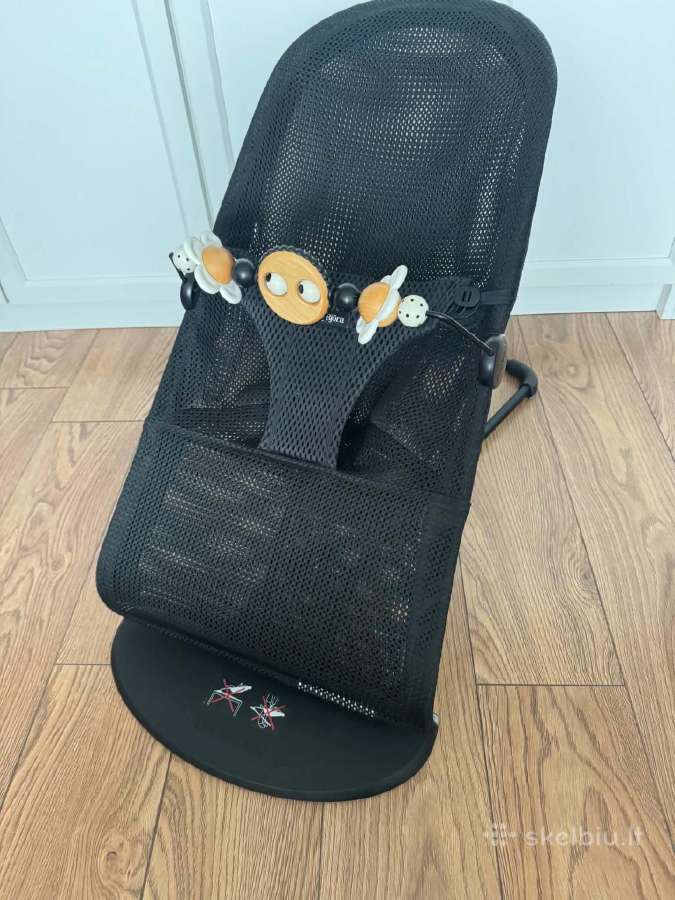 Labai mazai naudota juoda mesh Babybjorn gultukas - nuotraukos Nr. 9