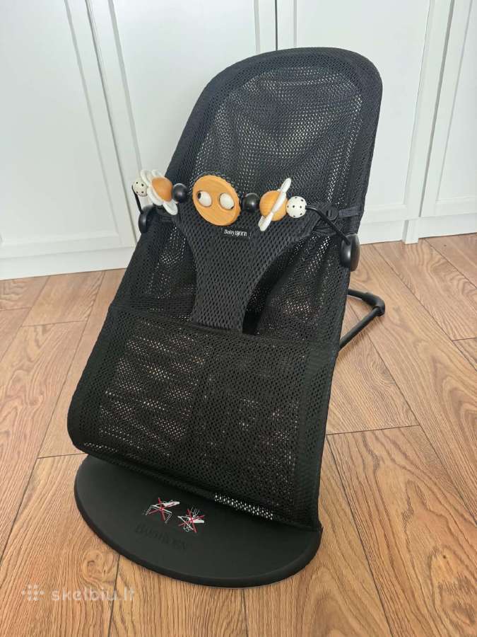 Labai mazai naudota juoda mesh Babybjorn gultukas - nuotraukos Nr. 10