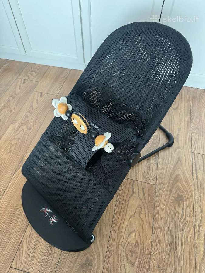 Labai mazai naudota juoda mesh Babybjorn gultukas - nuotraukos Nr. 11
