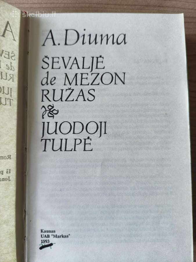A. Diuma "Ševaljė de Mezon Ružas. Juodoji tulpė" - nuotraukos Nr. 5