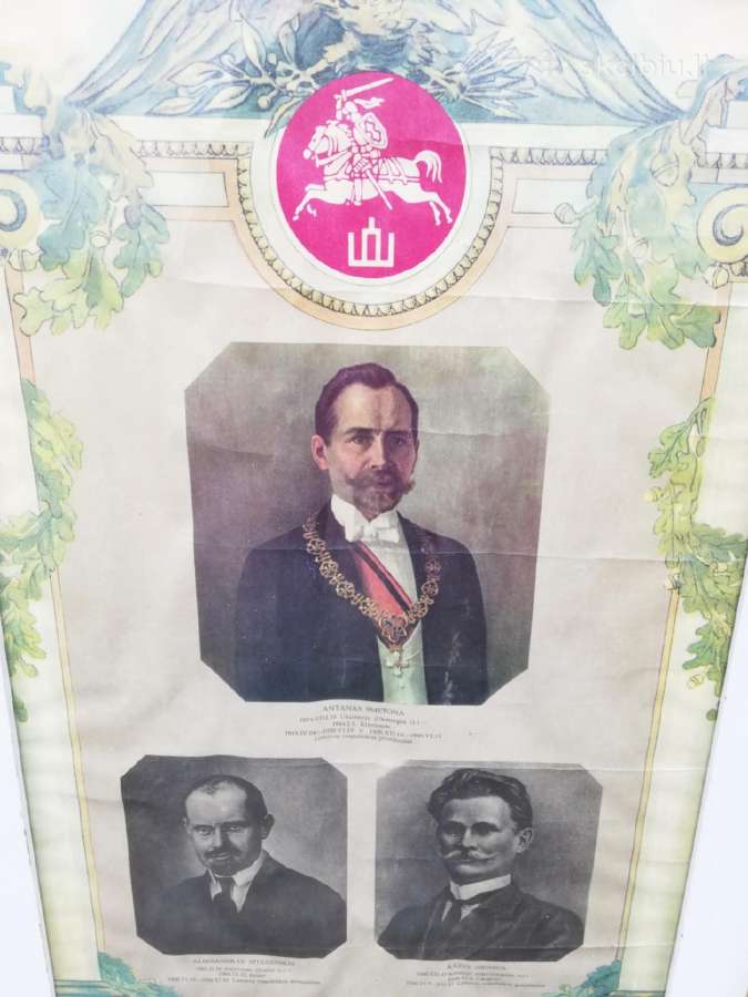 Plakatas.prezidentai. - nuotraukos Nr. 2