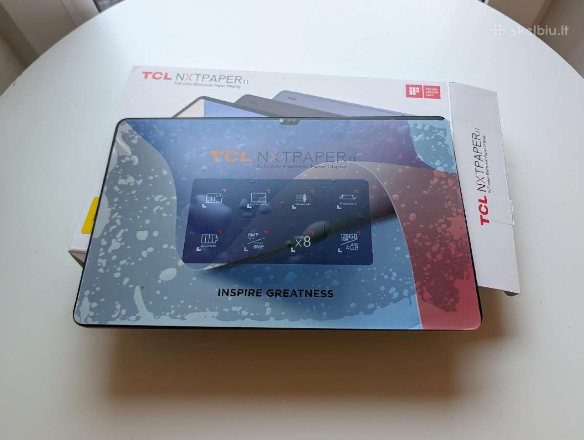 Tcl Nxtpaper 11 – 11" planšetė, 128 GB - nuotraukos Nr. 2