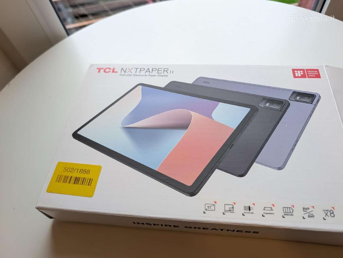 Tcl Nxtpaper 11 – 11" planšetė, 128 GB - nuotraukos Nr. 3