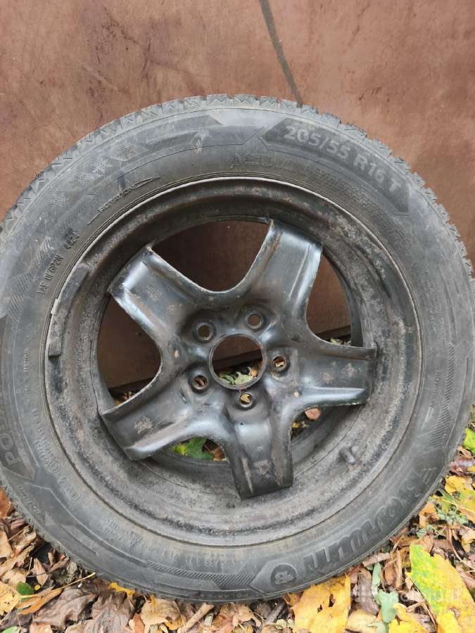 R16 ratlankiai su žieminės padangom Barum - nuotraukos Nr. 4