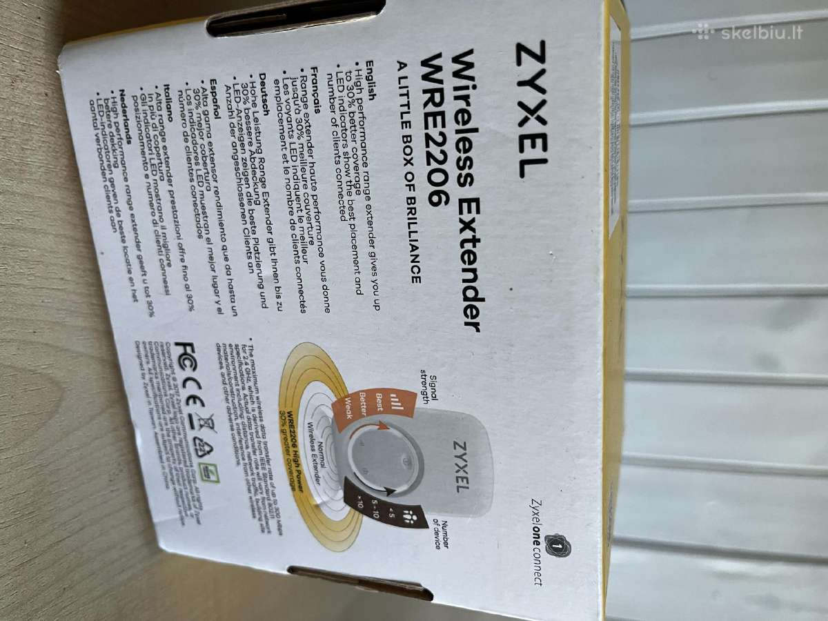 Signalo stiprintuvas Zyxel N300 Wre2206 - nuotraukos Nr. 4