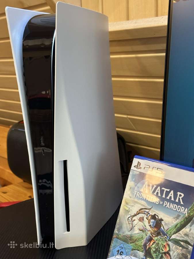 Ps5 Fat su Blu-ray + 2 pultai + 3 žaidmai - nuotraukos Nr. 4