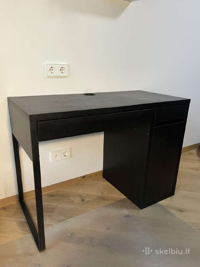 Ikea rašomasis stalas + spintelė su ratukais. - nuotraukos Nr. 2