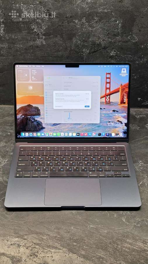 MacBook Air m3 8/256, 100% - nuotraukos Nr. 2