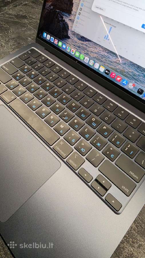 MacBook Air m3 8/256, 100% - nuotraukos Nr. 5