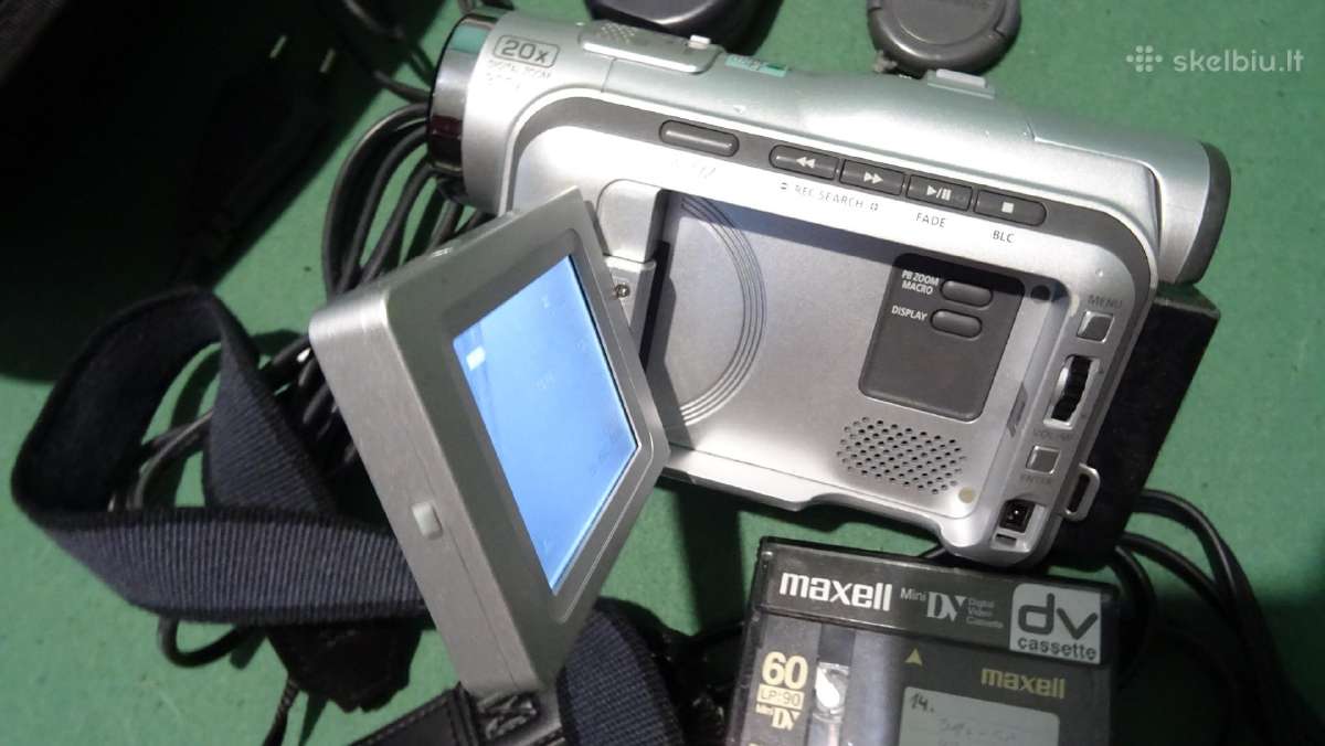 Samsung Mini Dv Kasetinė Video Kamera - nuotraukos Nr. 3