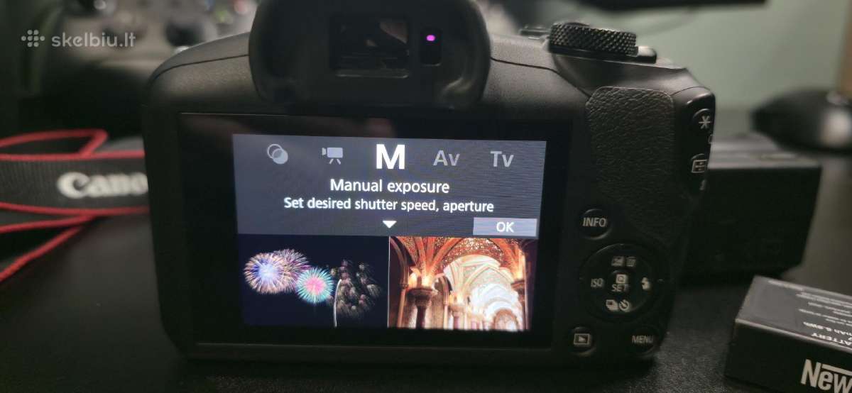 Canon R100 + Rf-s 18-45mm (Shutter count 1587) - nuotraukos Nr. 6