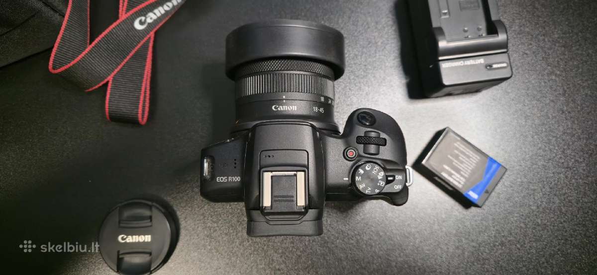 Canon R100 + Rf-s 18-45mm (Shutter count 1587) - nuotraukos Nr. 9
