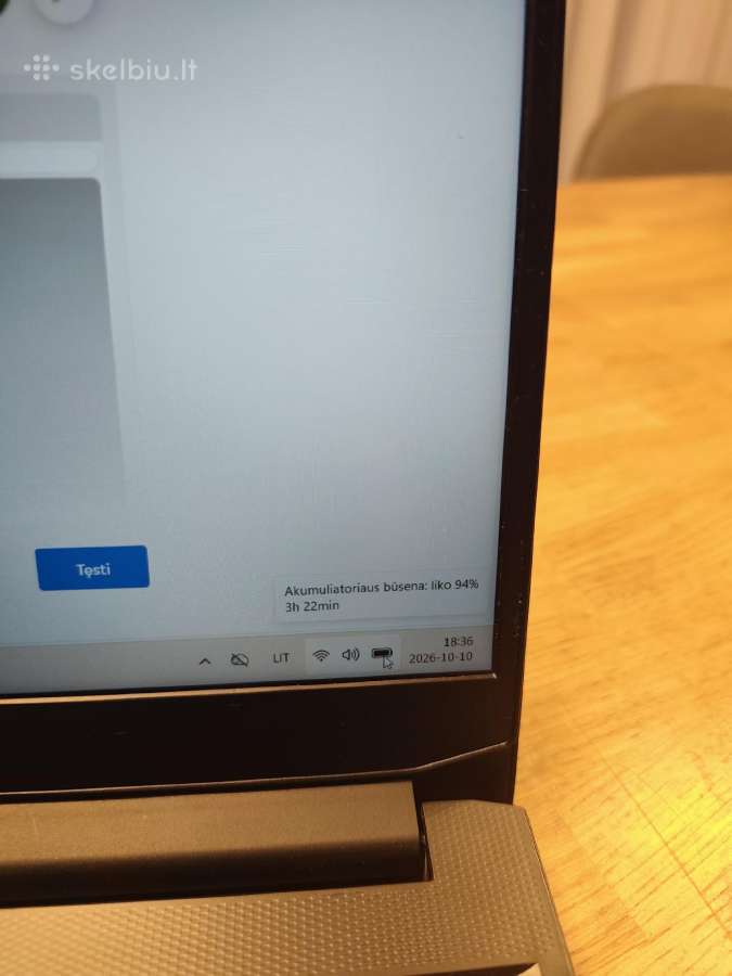 Lenovo Ideapad 3 15 R5-5600h 16gb 500ssd Rtx 3050 - nuotraukos Nr. 9