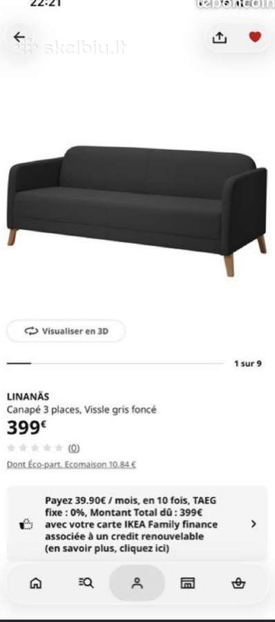Ikea Triviete sofa Linanas - nuotraukos Nr. 2
