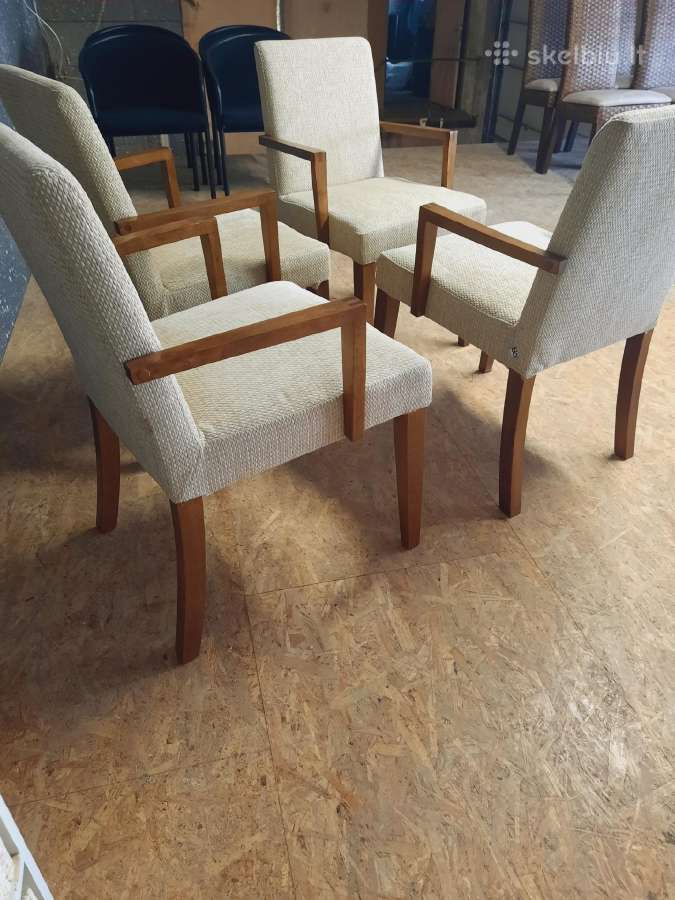 4 Boconcept kėdės su Porankiais iš Danijos - nuotraukos Nr. 5