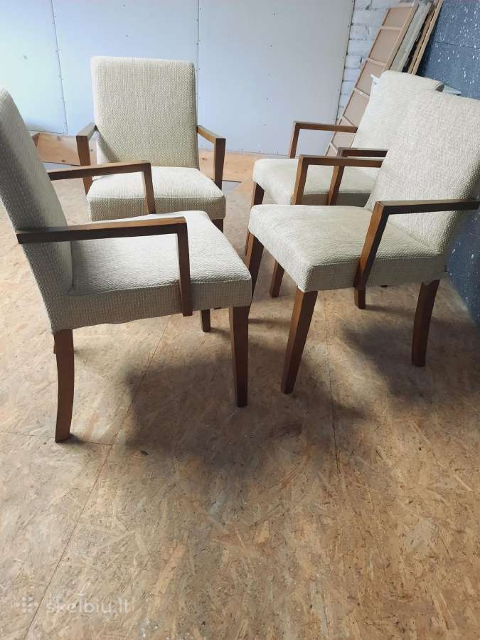 4 Boconcept kėdės su Porankiais iš Danijos - nuotraukos Nr. 6