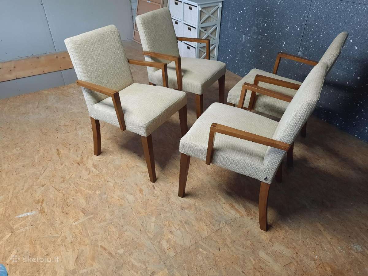 4 Boconcept kėdės su Porankiais iš Danijos - nuotraukos Nr. 10