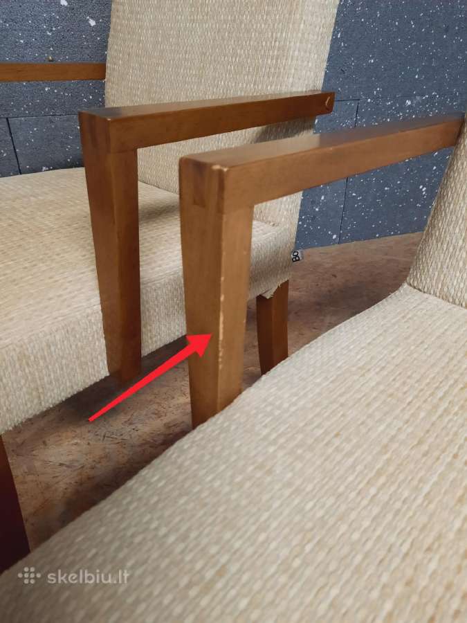 4 Boconcept kėdės su Porankiais iš Danijos - nuotraukos Nr. 12