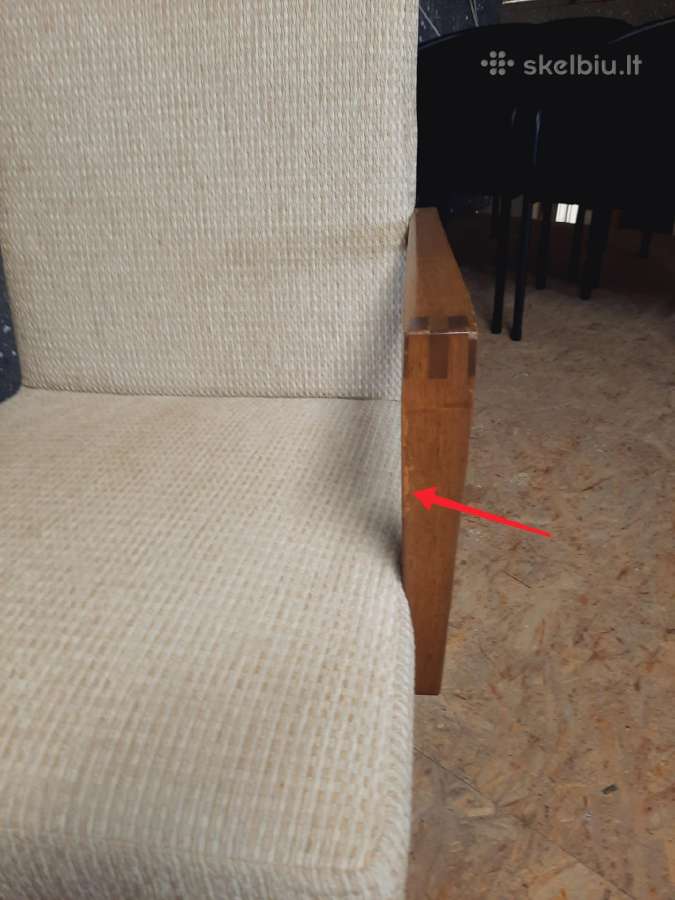 4 Boconcept kėdės su Porankiais iš Danijos - nuotraukos Nr. 13
