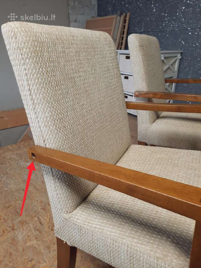 4 Boconcept kėdės su Porankiais iš Danijos - nuotraukos Nr. 14