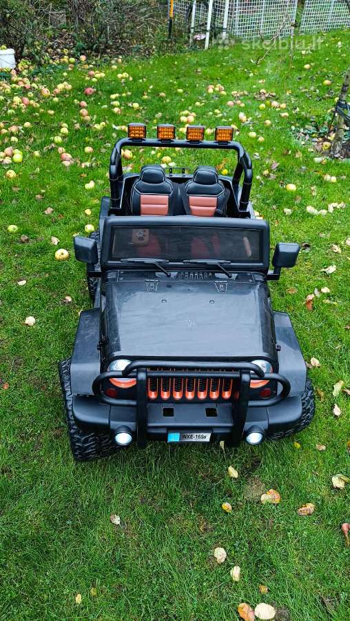 Elektromobilis vaikams Jeep Wxe-1688 Juodas 4x4 - nuotraukos Nr. 3