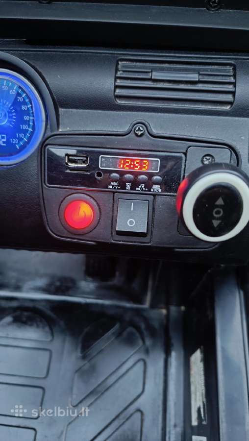 Elektromobilis vaikams Jeep Wxe-1688 Juodas 4x4 - nuotraukos Nr. 8