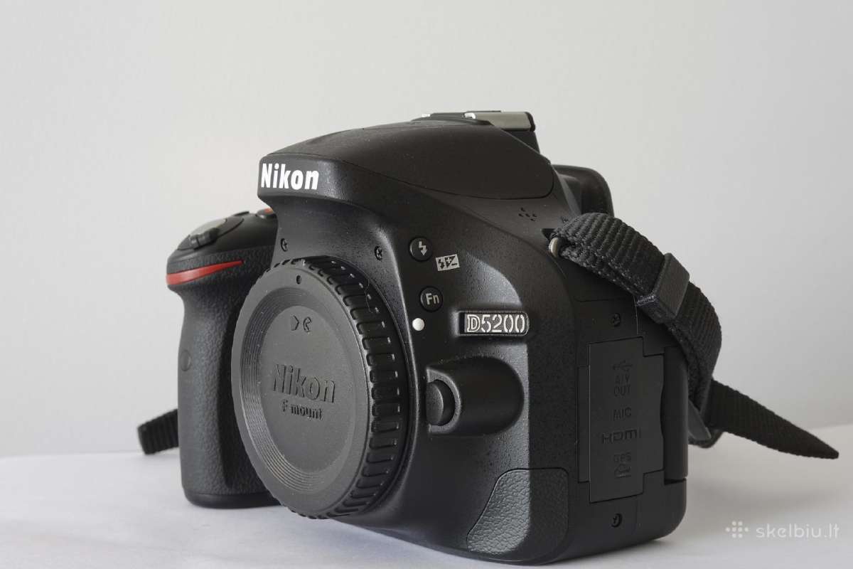 Nikon D5200 Body - nuotraukos Nr. 2