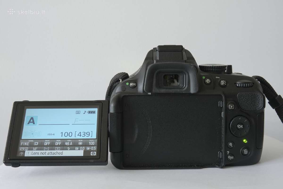 Nikon D5200 Body - nuotraukos Nr. 3