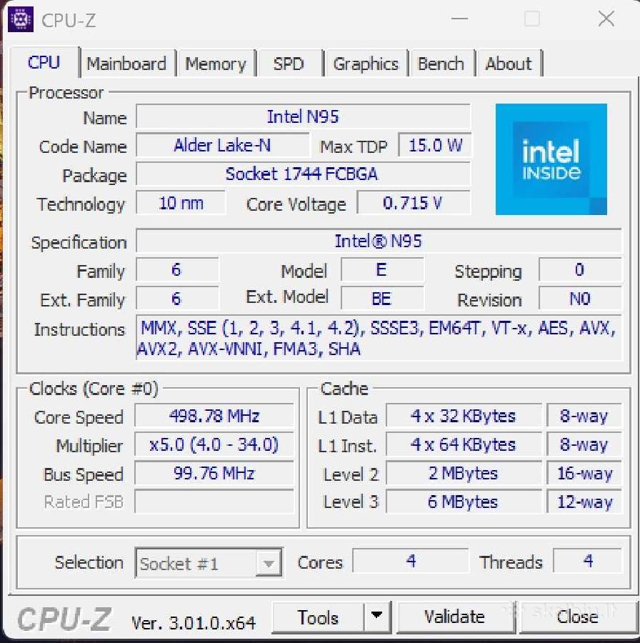 Beelink Mini S12 mini kompiuteris (Intel N95, 8 GB - nuotraukos Nr. 6