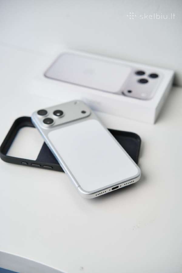iPhone 17 Pro Max 512 GB sidabrinis, su dėklu - nuotraukos Nr. 6