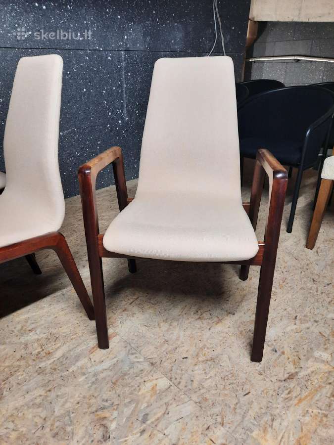6 Shou Andersen Mid-century Kėdės iš Danijos - nuotraukos Nr. 8