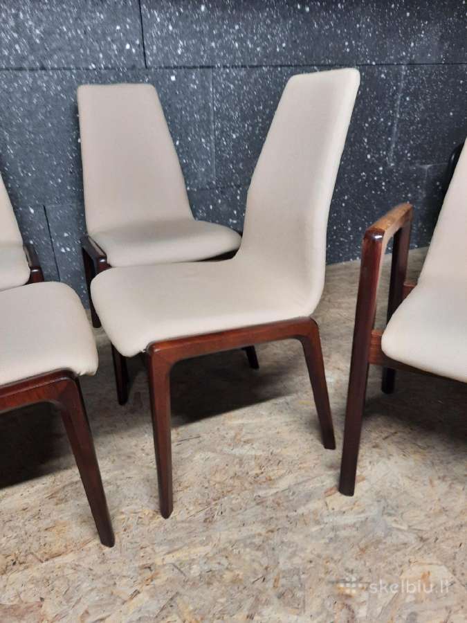 6 Shou Andersen Mid-century Kėdės iš Danijos - nuotraukos Nr. 9