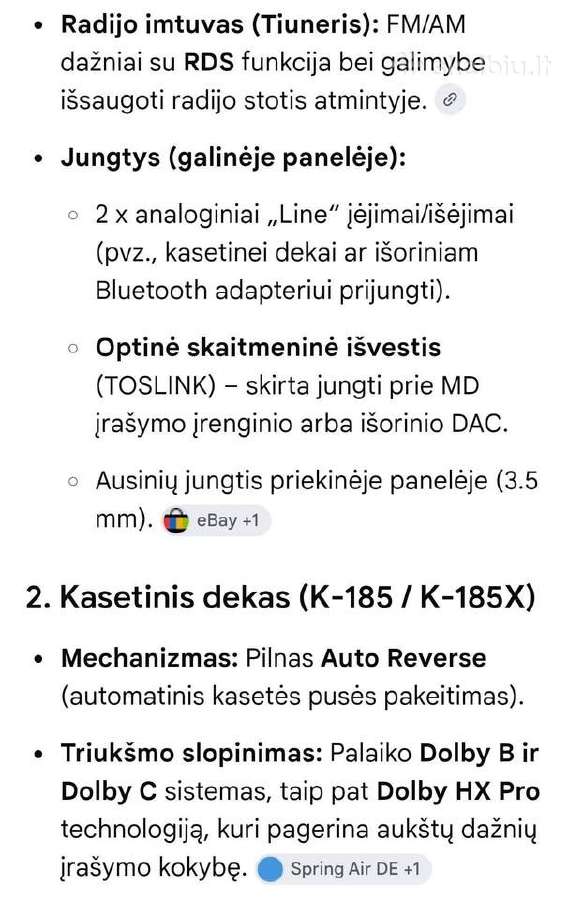 Audio aparatura,muzikiniai centrai - nuotraukos Nr. 7